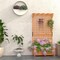 Natural Fir Wood Raised Garden Bed with Hanging Roof, Trellis and Planter Box